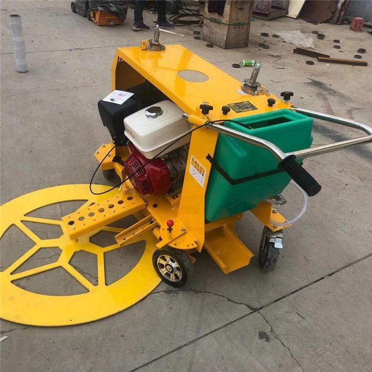 Máquina cortadora automática de tapa de registro, reparación de pavimento, máquina cortadora circular de gasolina, cortadora circular de carretera de empuje manual