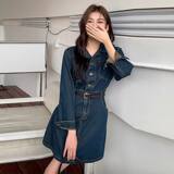 Váy ngắn denim xanh
