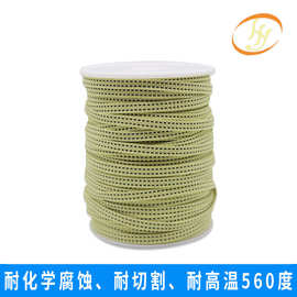 凯夫拉阻燃织带外卖箱8mm芳纶阻燃包边织带 辅料耐切割芳纶织带