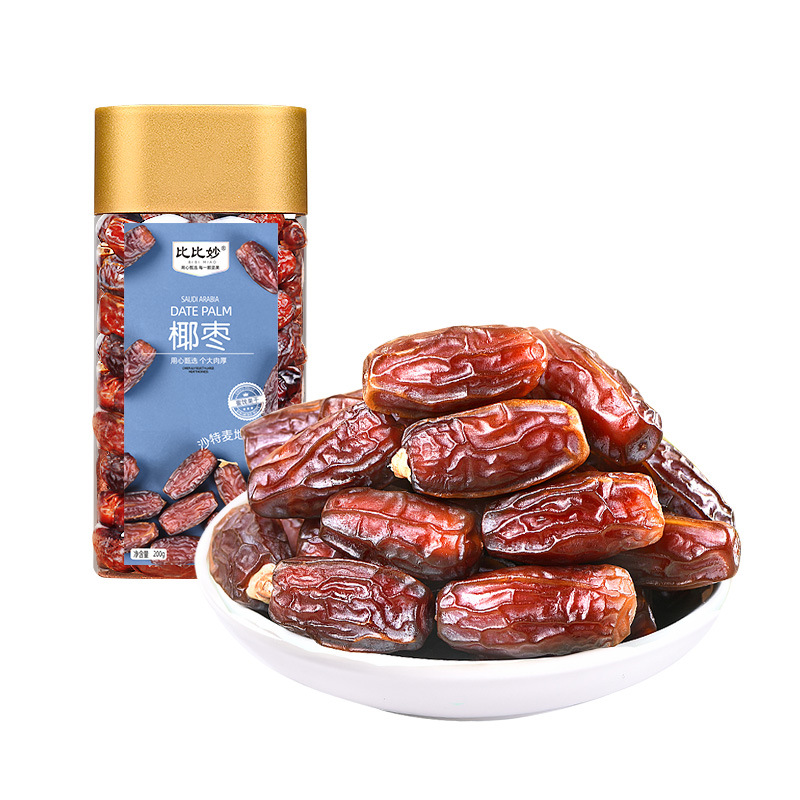 Batteries of Saudi Dates Wholesale Non-Full Gold Dates Fruits Dried Special Grade Extra Large Xinjiang Specialty Black Date Candied