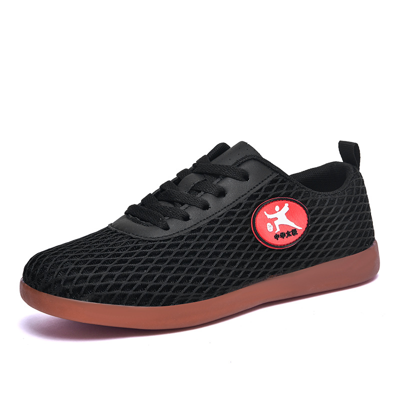 Zapatos de Tai Chi para hombres y mujeres, zapatos de verano de Tai Chi, zapatos de entrenamiento de artes marciales de malla de tendón de toro, zapatos de ventilación de Tai Chi, Aliexpress
