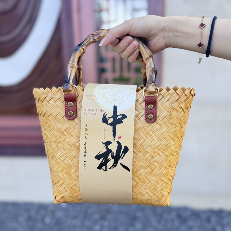 高档中秋节礼品盒送客户公司活动礼物中秋节月饼包装袋伴手礼包包|undefined