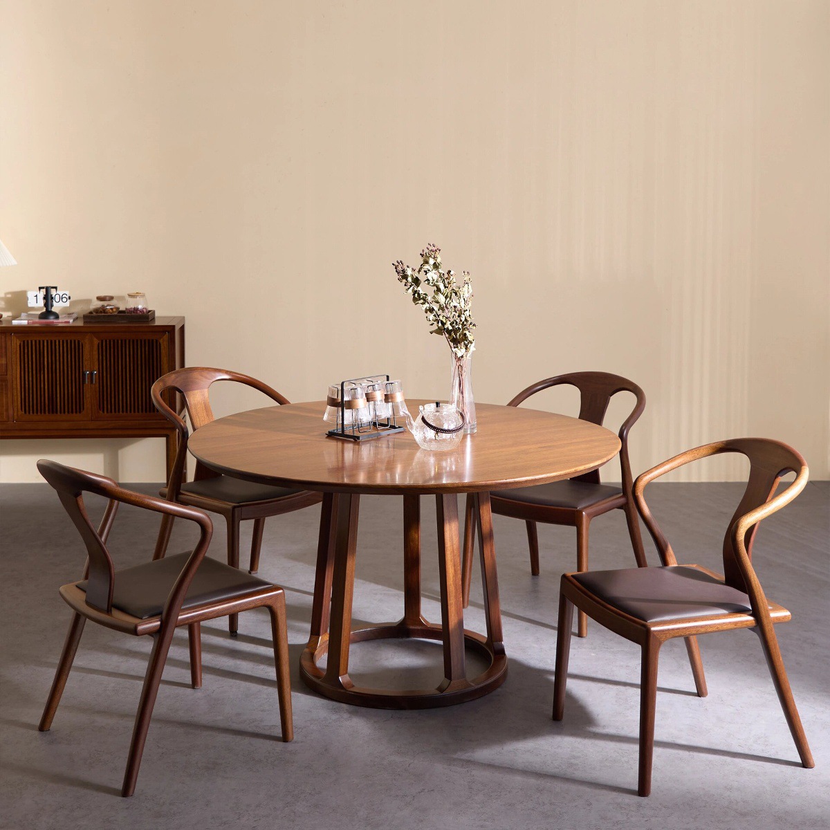 1.1m Обеденный стол (ясеневое дерево)