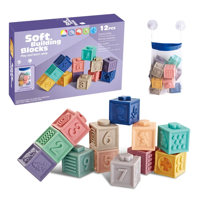 Constructor, Jenga, digital toy from soft rubber, Amazon, anti-stress