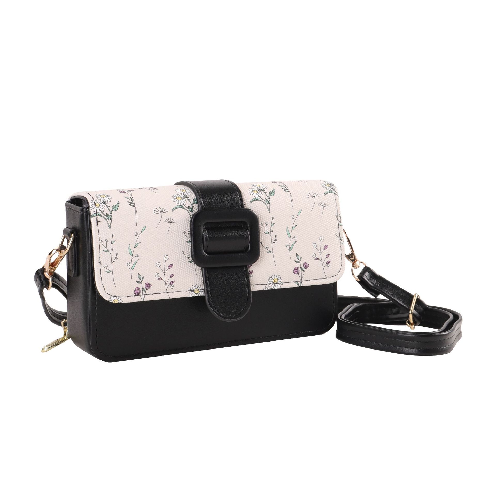 Bolso de Teléfono Cuadrado Pequeño para Mujer, Estilo Nuevo Transfronterizo, de Cuero PU, Monedero de Moda para Damas, Bolso de Hombro, Bolso Cruzado para Mujer