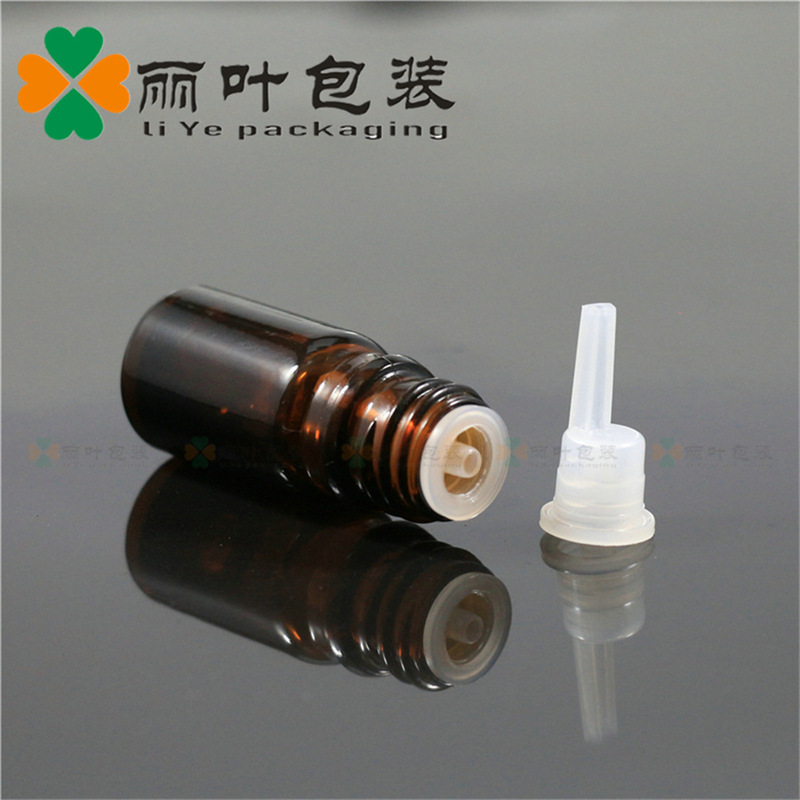 Factory direct supply 18 teeth essential oil bottle plug 11mm funnel rubber plug long drop plug control speed long drop essential oil inner plug