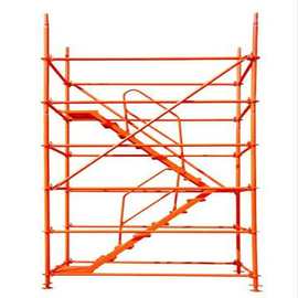 墩柱框架式安全梯笼定制建筑挂网式施工爬梯组合脚手架笼梯爬梯