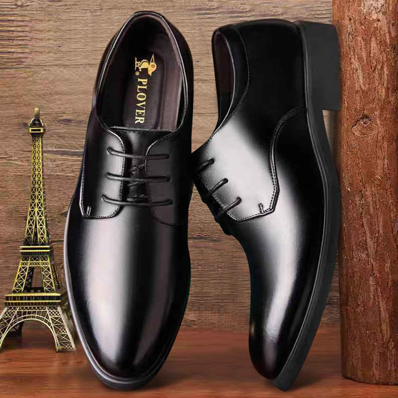 Business Men's Shoes Office Men's Leather Shoes Business Casual Dress Temperament Trend Men's Leather Shoes Cross-border Wholesale