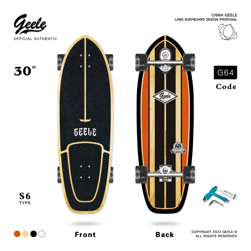 Geele Land Surfboard Slip-free S6 Torsion Spring Bridge Simulation Surfing Adult Professional Ski Training Skateboard Geele Land Surfboard Slip-free S6 Torsion Spring Bridge Simulation Surfing Adult Professional Ski Training Skateboard