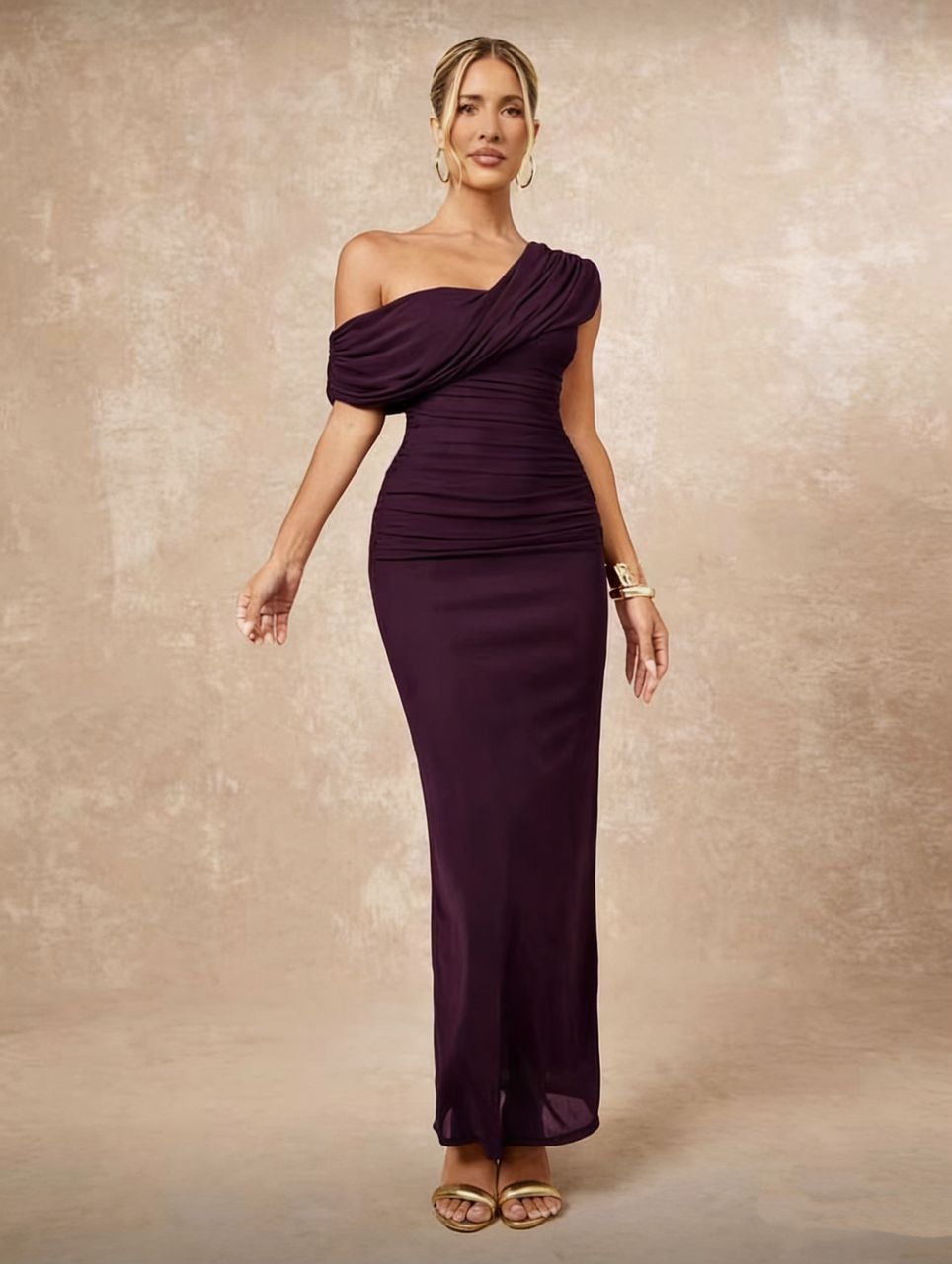 Summer Sexy Elegant Backless Slit High Waisted Evening Dress For Women Style Banquet Dress_ecoleips.com