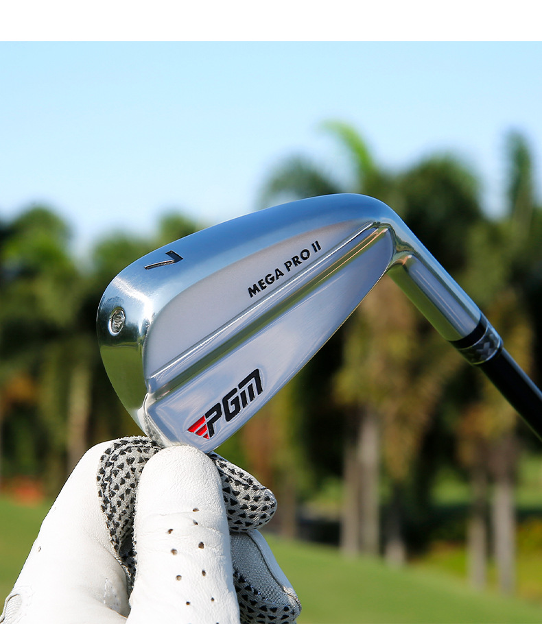 Gậy golf sắt số 7 PGM MEGA PRO II thân carbon/thép, cấu trúc thân rỗng đơn — TIG046-7 thân trục carbon hạng R bằng sắt [với vỏ đầu], Thân trục carbon cấp SR bằng sắt TIG046-7 [với ống bọc đầu], TIG046-7 Sắt loại S trục carbon [với ống bọc đầu], Trục thép hạng R sắt TIG046-7 [với ống bọc đầu] chi tiết 9