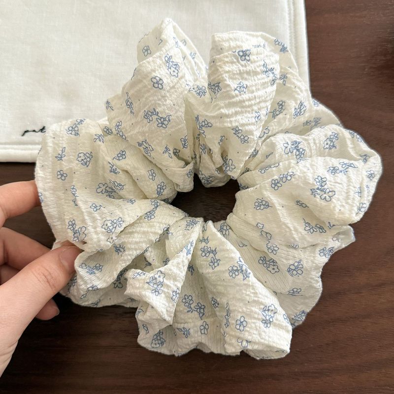 韓国風文学風中空花刺繍ヘアゴム女性用ハイエンドチェリーヘアロープ2025新スタイル|undefined