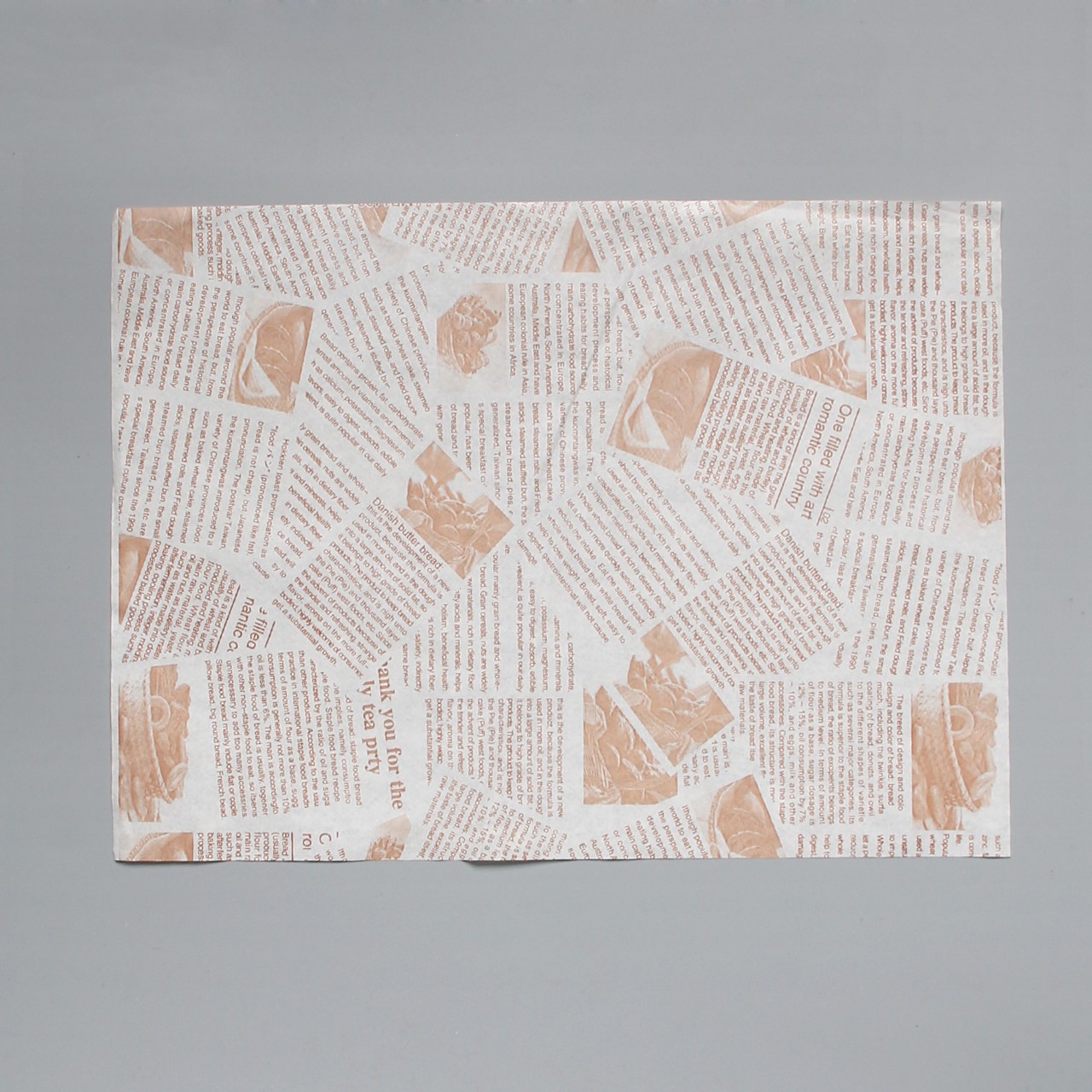 Papel de embalaje de hamburguesas de grado alimenticio desechable a prueba de aceite para hornear papel de almohadilla de papel de hamburguesas en stock