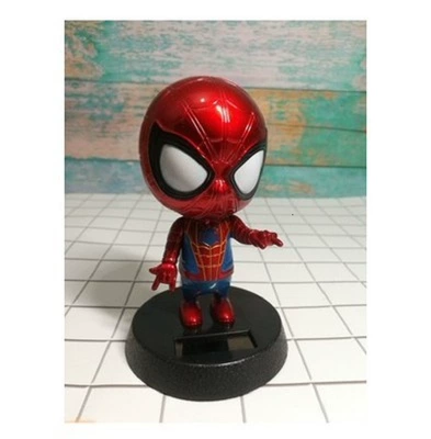 Solar Creative Car Cartoon | Car ornaments - spiderman