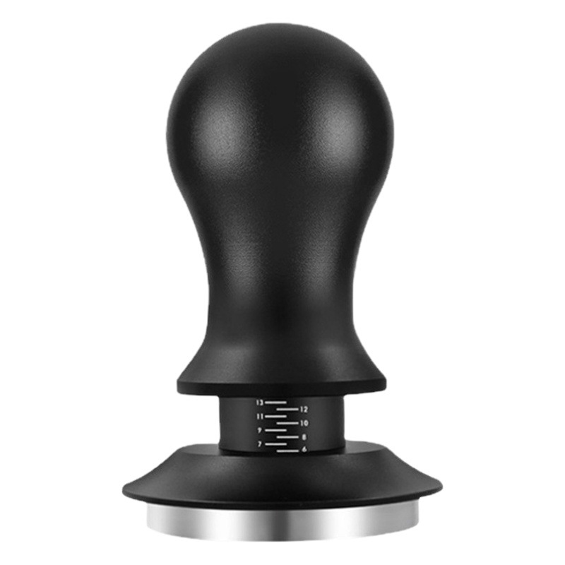 Prensa de polvo de presión constante Martillo de polvo elástico de café Base de rosca de acero inoxidable Martillo de polvo de impacto ajustable de fuerza constante