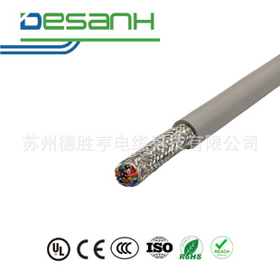 American Standard Certification Cable Ul20276 11-20 Core*6-26Awg Pvc Sheathed Shielded Cable