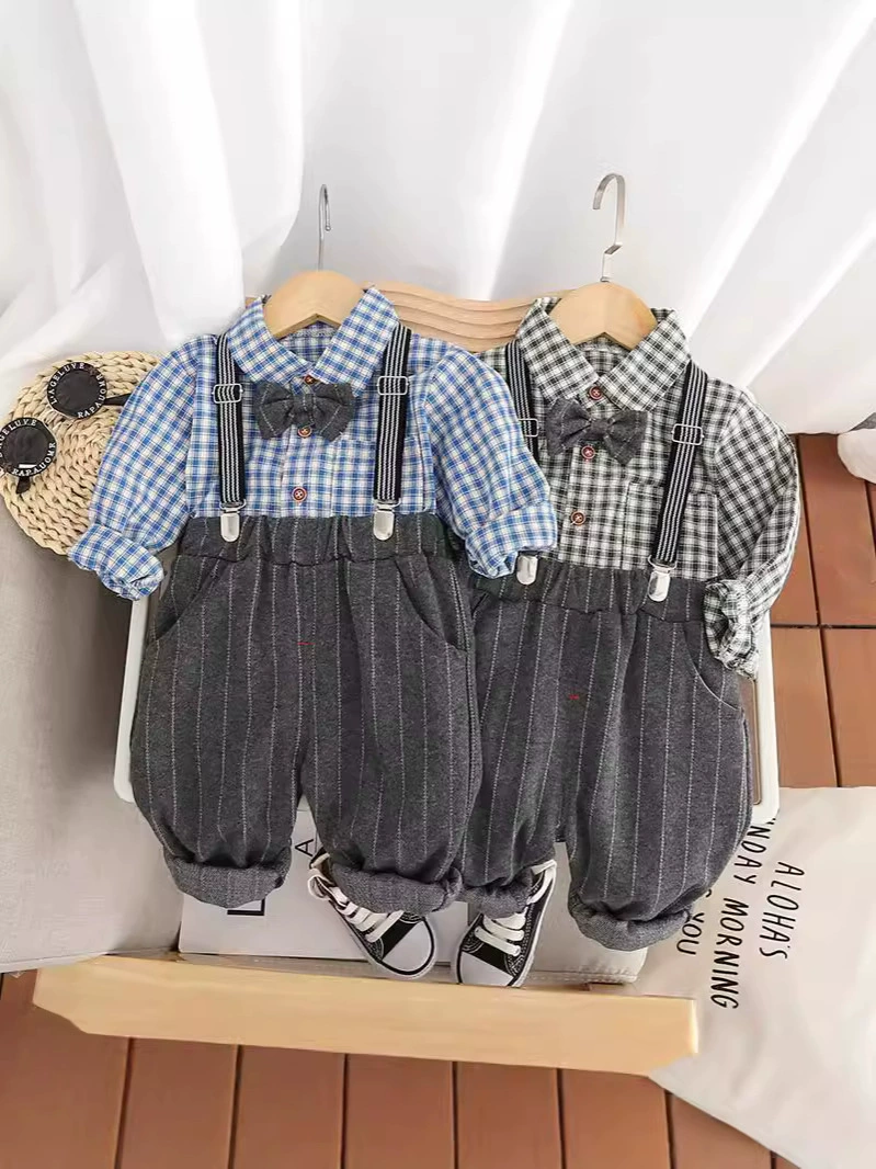 Chinese Boys Autumn Clothing Set