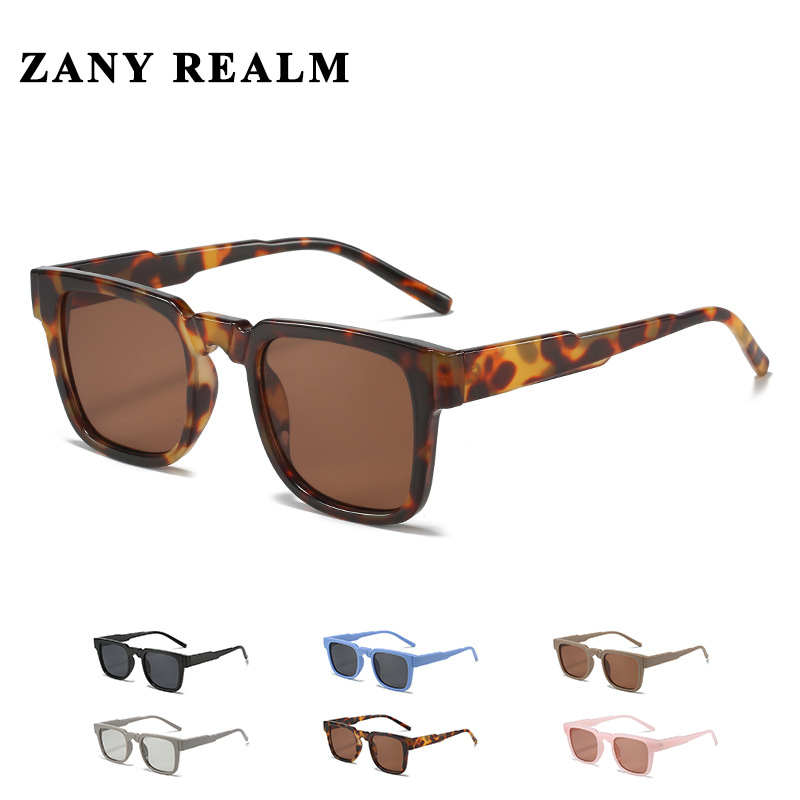 Nuevo simple caja transfronteriza gafas de sol europeas y americanas KUBR negro Super Retro chica caliente gafas de sol fabricante en stock