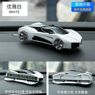 Car phone holder holder, multifunctional navigation support - 832-with-number-plate-white-incense-stick-1
