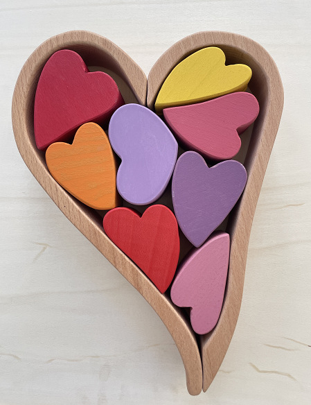 Bloques de construcción de madera grande del arco iris de los niños Jenga rompecabezas creativo Jenga adornos bebé educación temprana Juguetes Divertidos