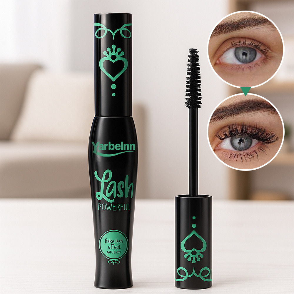 Cross-border Yarbelnn Charming Eye Mascara With Floral Pattern, Lengthens, Thickens, Elongates Lashes, Long-lasting,_voghion.com