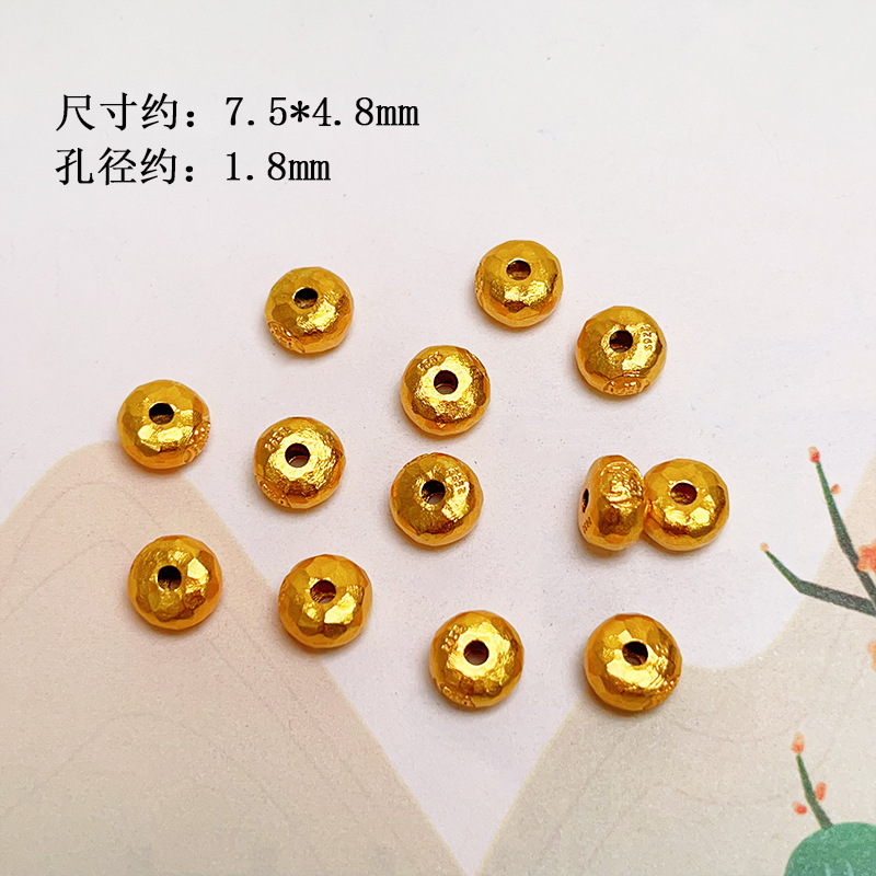 S925 Silver-plated Gay Words Luck Bead Xiangyun Loop Bagel Pendant Bracelet Necklace DIY Accessories