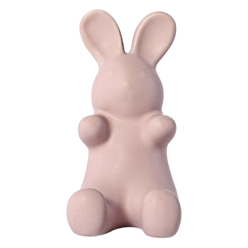 Estilo nórdico creativo lindo animal de cerámica teléfono móvil hucha decoración del hogar artesanía adornos al por mayor