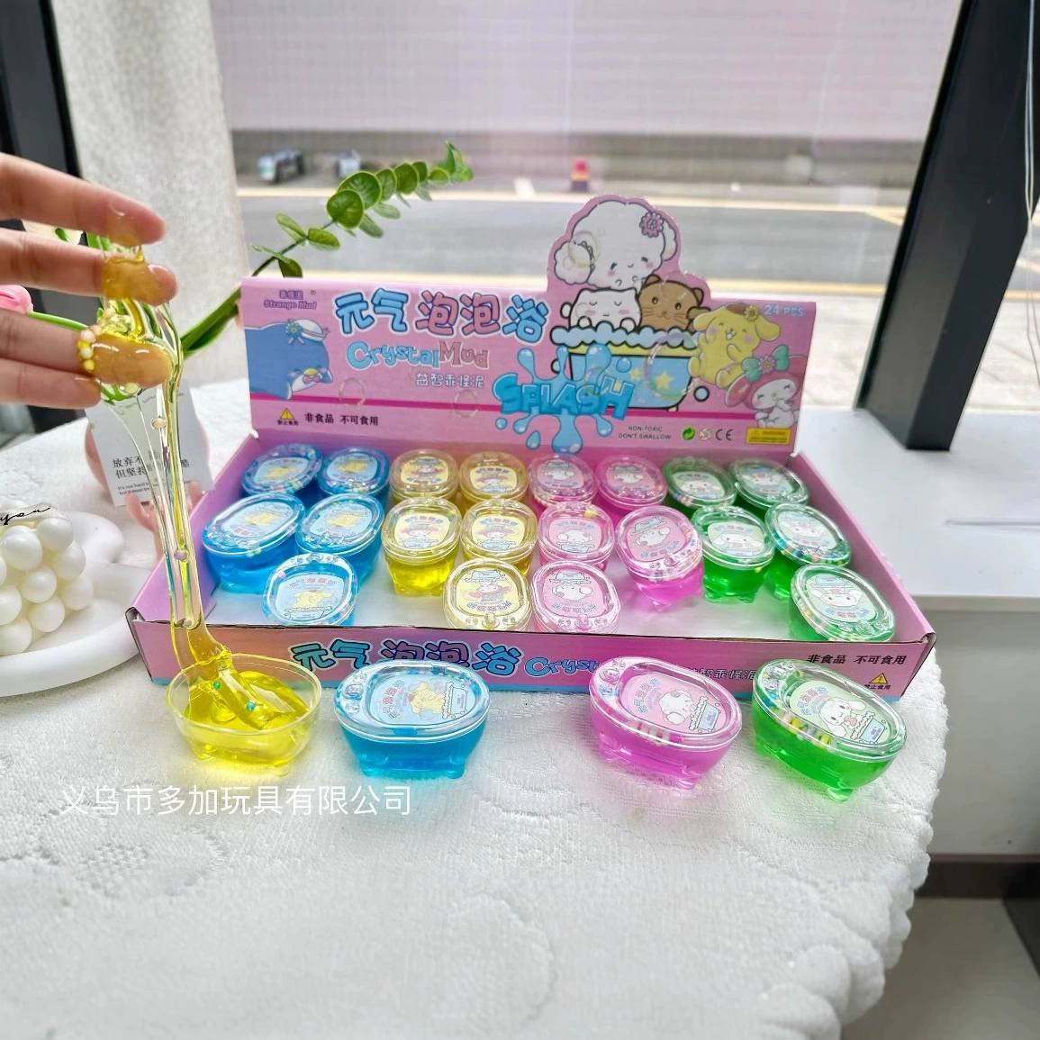 Энергичный пенообразующий клей для пенной ванны стрейч не липкий ручной Макарон цветной аромат пенообразующий клей детская любовь