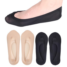 3D足弓船袜秋季女单鞋高跟鞋吸汗减震隐形浅口袜子弹力纯色短袜