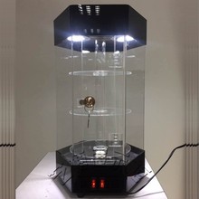 小型展示柜珠宝饰品礼品摆件手表手机旋转展架亚克力玻璃透明