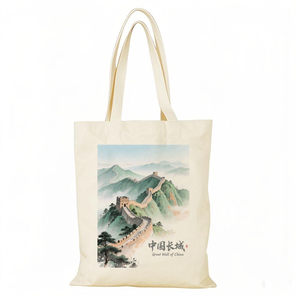 Bolsa de lienzo de Beijing, bolsa de lienzo de la ciudad, bolsas de lienzo para dibujar, bolsas de compras ecológicas de gran capacidad personalizadas