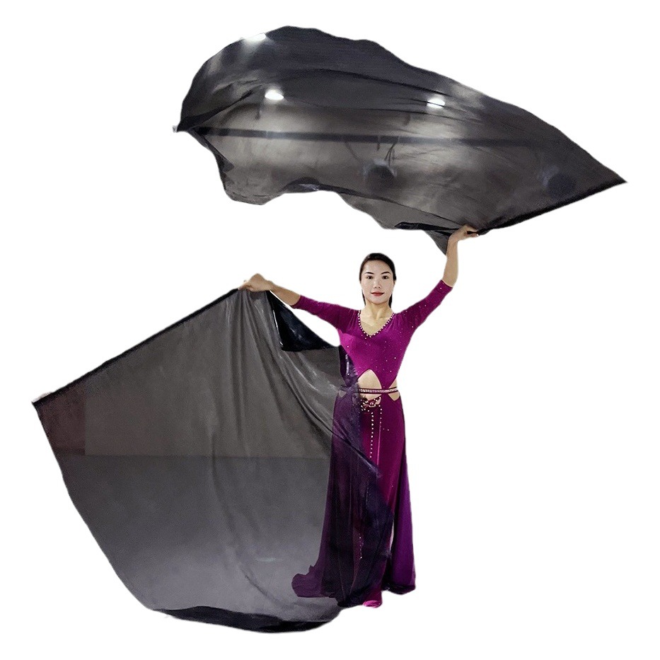 White and Purple Gradient Color Praise and Worship Flags Stage Performance Dance Props Wholesale European and American Style Cos Manufacturer