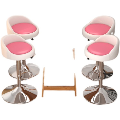 Wholesale bar chairs modern minimalist bar chairs cashier front desk backrest comfortable office chair home lifting high feet