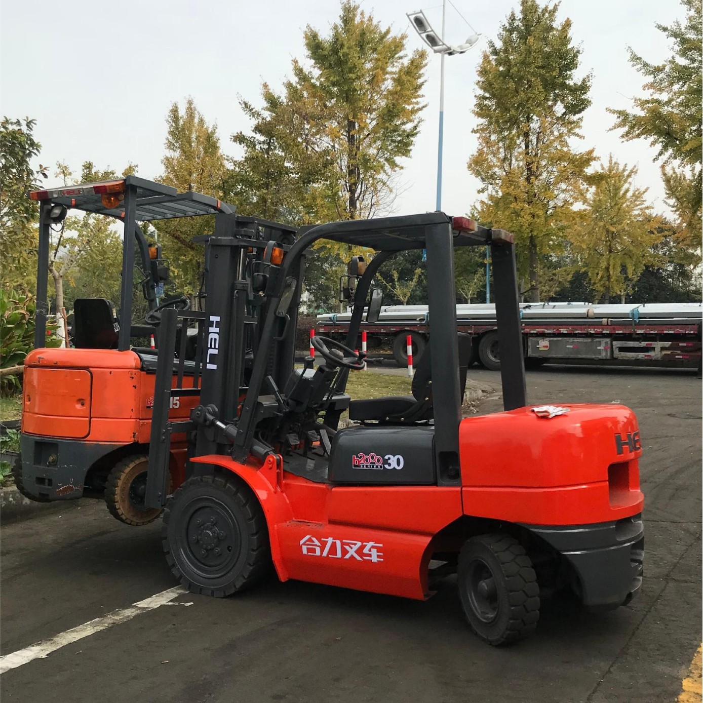 2吨3吨合力柴油叉车5吨7吨四轮座驾式液压升降堆高搬运内燃式叉车