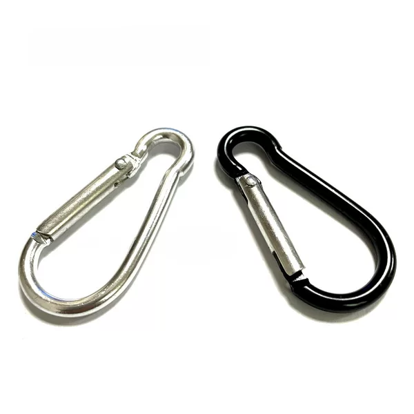 Aluminum Alloy 8-word Spring Buckle Multifunctional Safety Buckle Keychain Luggage Backpack Hanging Buckle Outdoor Mountaineering Buckle