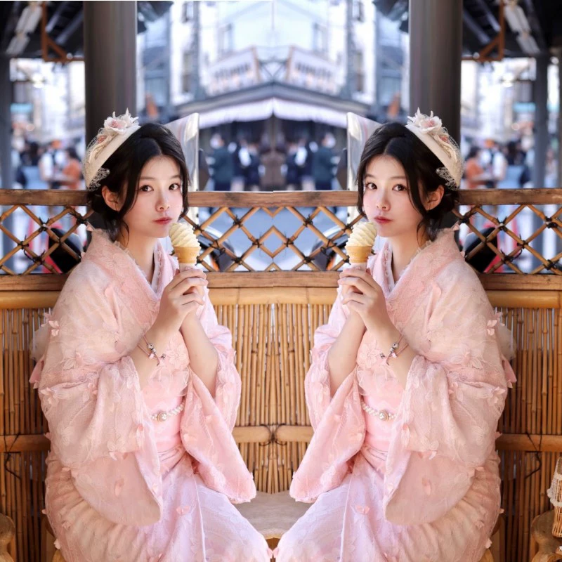 Japanese multicoloured bathrobe, dress