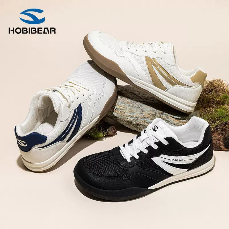 HOBIBEAR宽头鞋春秋女士大码德训鞋运动鞋新风尚平底单鞋厂家直销