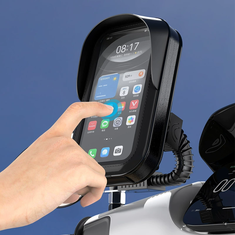 Мотоцикл электромобиль водонепроницаемый навигационный кронштейн мобильный телефон мешок горный автомобиль мобильный телефон сенсорный экран чехол для мобильного телефона