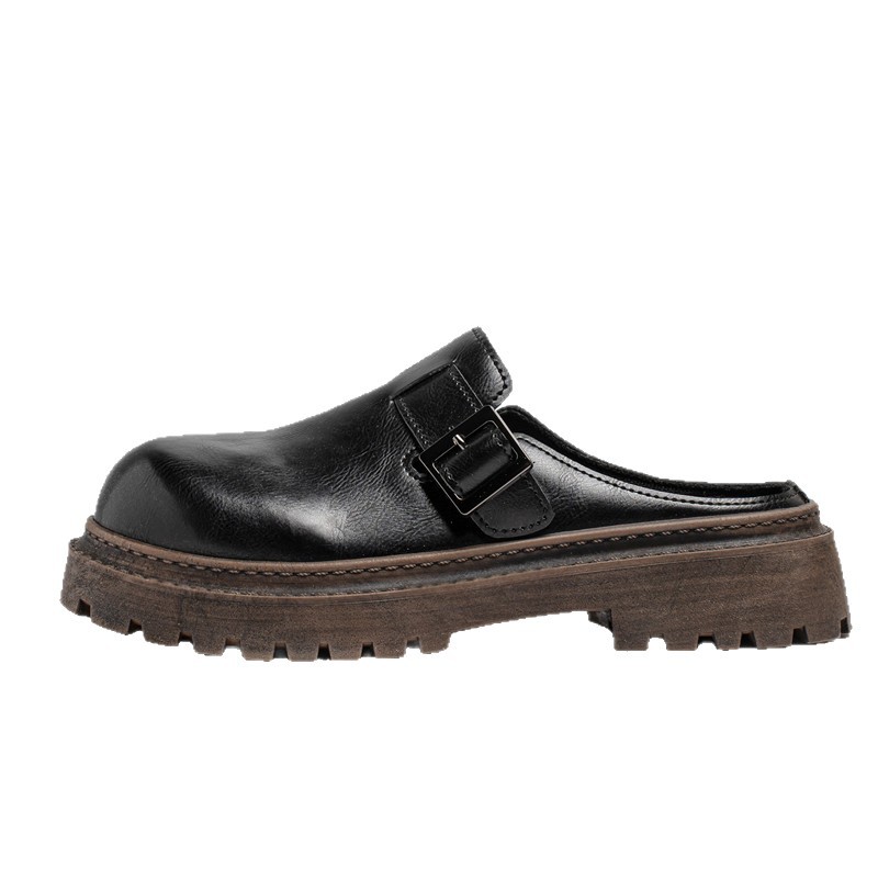 Diseñador de lujo ligero 2025 verano transfronterizo de alta calidad transpirable boken medio soporte zapatos de cuero para hombres zapatos de guisantes ligeros