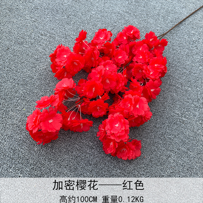 Cifrado de flores de 3 capas buenas mercancías Rojo