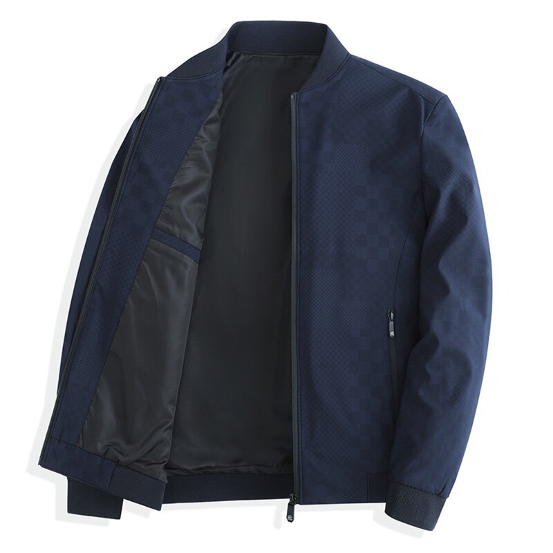 8231 high-end men's jacket coat father's spring casual thin spring and autumn 40 years old 50 middle-aged and elderly clothes