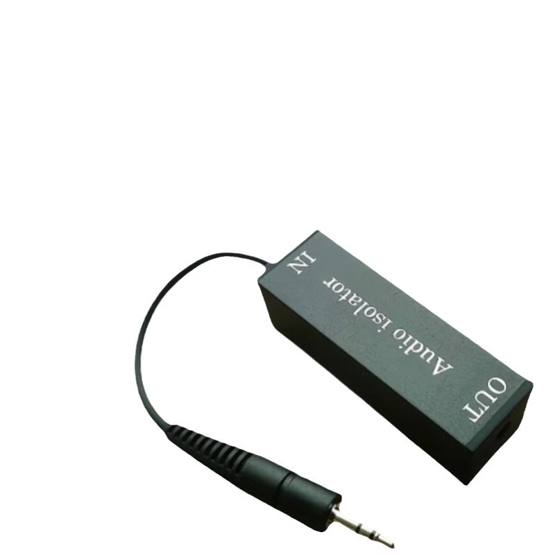 (2개) 국경 간 오디오 아이솔레이터 전용 전력 증폭기 소음 감소 공통 지상 자동차 신호 안티 오디오 전류 사운드 노이즈 노이즈