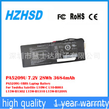 适用于东芝Satellite L10-B003 L15W L15 笔记本电池PA5209U-1BRS