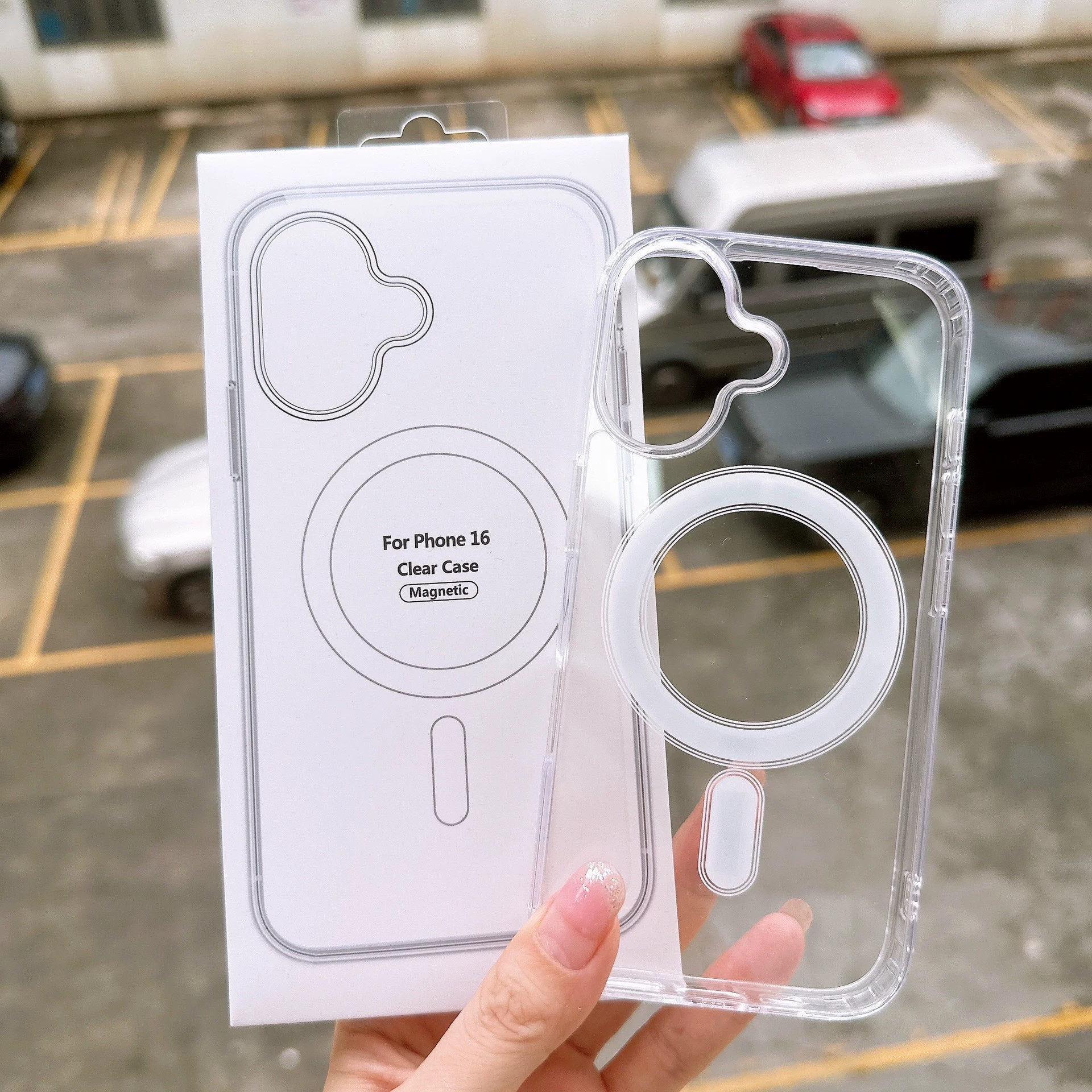 Магнитный чехол Magsafe подходит для Apple 17, акрил 16pro, iPhone 16e, iPhone 17 — новый продукт