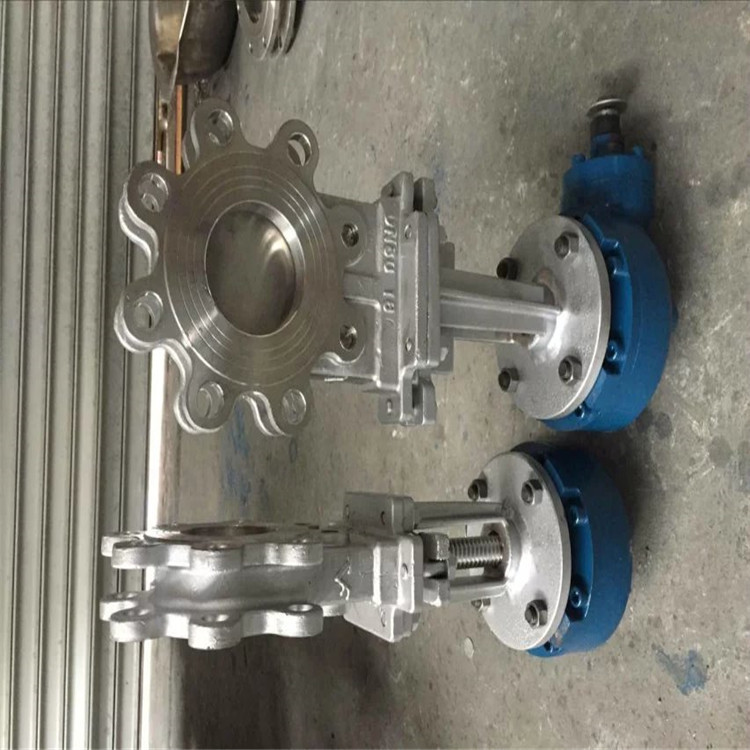 DMZ573F-10P 伞齿轮暗杆刀闸阀 对夹式刀型闸阀 DN250