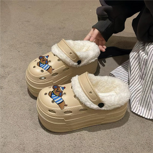���߸�9CM�ӽq����ЬŮ�ﶬ���⴩�W�t����ͬ���װ��^����ЬŮ