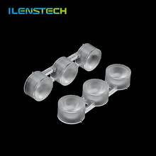 3合一10*65度射灯透镜模组3030 3535LED洗墙灯透镜 连体PMMA透镜H