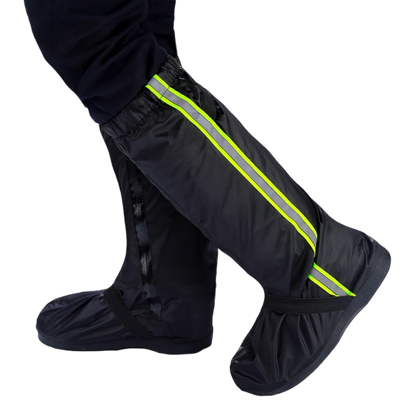 Zapatos impermeables de alta calidad cubierta del zapato a prueba de lluvia engrosada Oxford tela a prueba de arena antideslizante resistente al desgaste cubierta del zapato adulto fábrica al por mayor