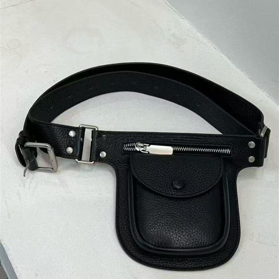 2026 New Korean Niche Design Light Luxury High-end Minimalist Waist Bag for Women, Fashionable Retro Mobile Phone and Lipstick Bag Trend