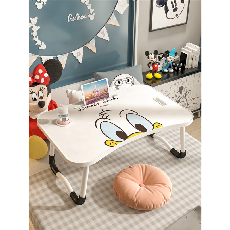 Genuine Foldable Bed Small Table Study Desk Laptop Table Stand Lazy Bedroom Bay Window Table